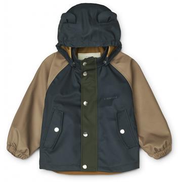Liewood - Dakota Soft shell sæt - Midnight navy multi mix